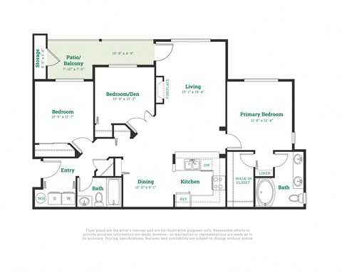 this floor plan is an approximation of our renovated floor plan